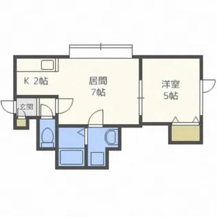 グラウディ・レビジョンII【106号室】の間取り