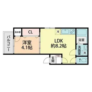 M mirai林寺(エムミライ林寺)【3階】の間取り