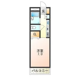 オーシャンⅠ【5階】の間取り