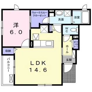 メゾン エインシェント Ⅰ【1階】の間取り