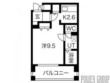 オタルベイサイドシティ8【2階】の間取り
