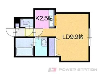 シャングリラ恵み野【1階】の間取り