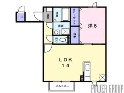 エスペランサ【1階】の間取り