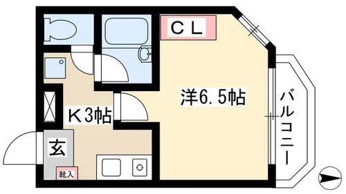 本陣通ビル【4階】の間取り
