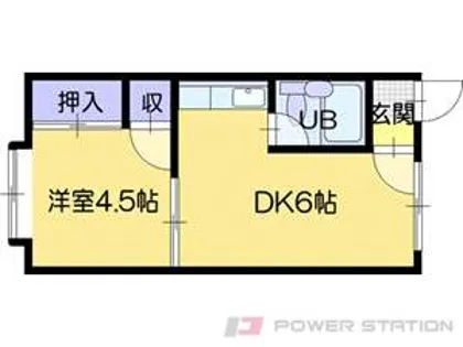 パークハイツ【2階】の間取り