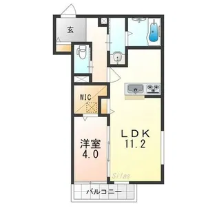 プランドール【1階】の間取り