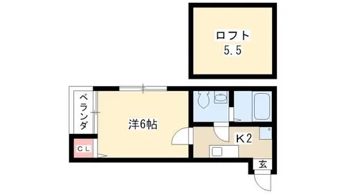 Astral Ⅱ【2階】の間取り