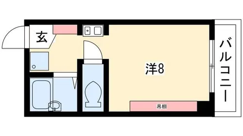 アーバンウェーブ新道【202号室】の間取り