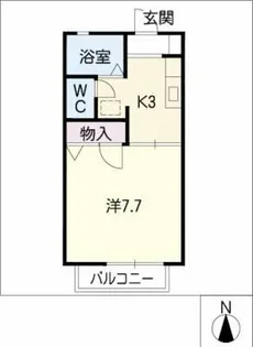 CozyCourt池端【2階】の間取り
