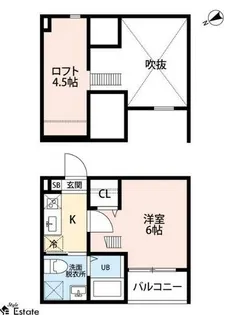 Grace 枇杷島【1階】の間取り
