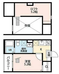 ボルツァーノ【2階】の間取り