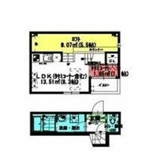 RadIAnce浜【2階】の間取り