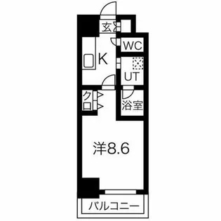 ベルルージュ中村公園【2階】の間取り