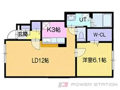 スプルース【1階】の間取り