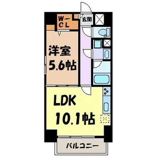 リベルティア【8階】の間取り