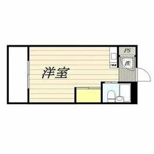 プレズ志賀公園【1A号室】の間取り