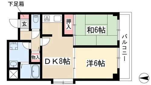M’s HOUSE【4階】の間取り