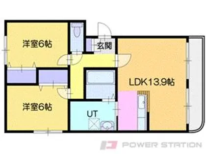 ヴィクトリアⅧ【1階】の間取り