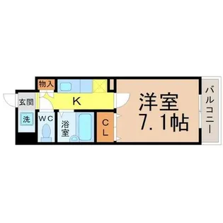 モナティス那古野【5階】の間取り