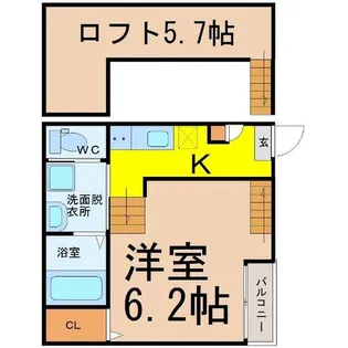 エルピーダ【1階】の間取り