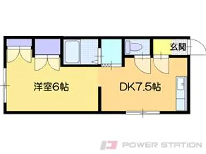 スリーハイツ【2階】の間取り