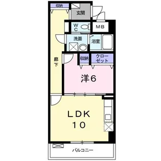 グレース新瑞【1階】の間取り