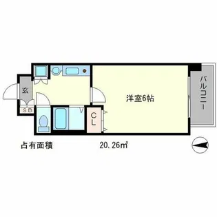 プレサンス京都御所東【3階】の間取り
