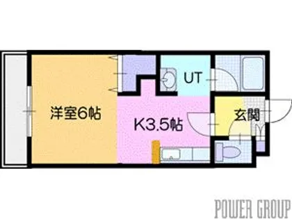 パークコート恵み野【4階】の間取り
