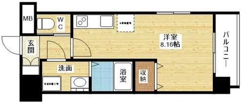 グランサンク02【3階】の間取り