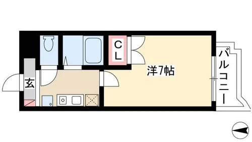 さくら八田【7階】の間取り