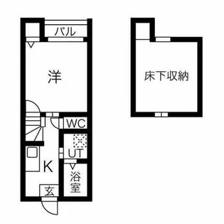 stage内田橋【1階】の間取り
