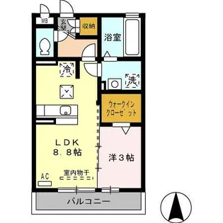 エクセレント アイランド【1階】の間取り