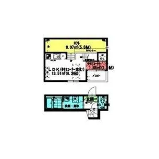 RadIAnce浜【2階】の間取り