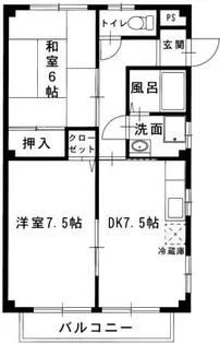 ハイツK-I【201号室】の間取り
