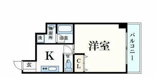 エクセル姫路【2階】の間取り