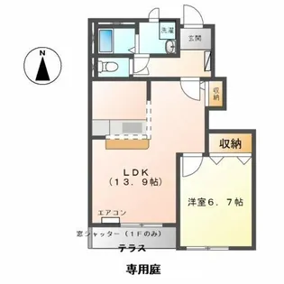 エンジェルステラ【1階】の間取り