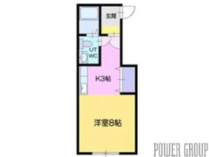 ポプリ里美【1階】の間取り