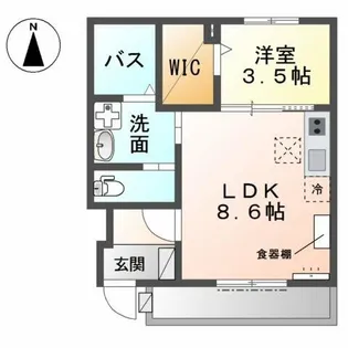 Jewel Key【1階】の間取り
