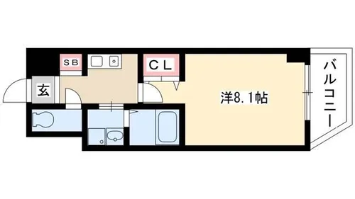 AHマンション泉【2階】の間取り