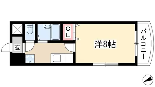 セイブステイツ野並【5階】の間取り