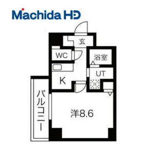 エヌエムキャトフヴァン【1FF号室】の間取り