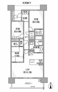 グランフォーリア高蔵寺【8階】の間取り