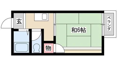 ドミールいとう【205号室】の間取り