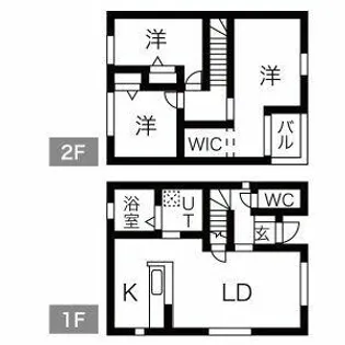 福岡県飯塚市大日寺【一戸建】の間取り