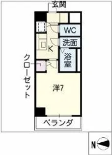 ヴィラ マリオン【1階】の間取り