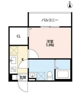 STAR 8-eight-(スターエイト)【3階】の間取り