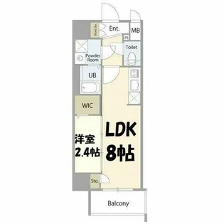 エスリード大曽根プレシャス【5階】の間取り
