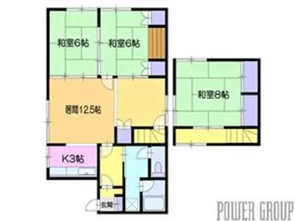 北海道余市郡余市町入舟町【一戸建】の間取り