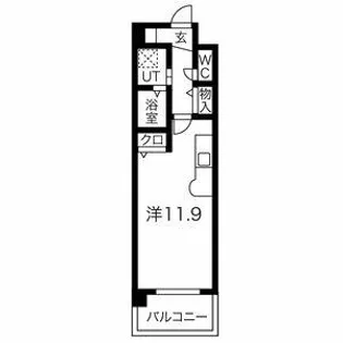 ビュークレスト平尾南【507号室】の間取り