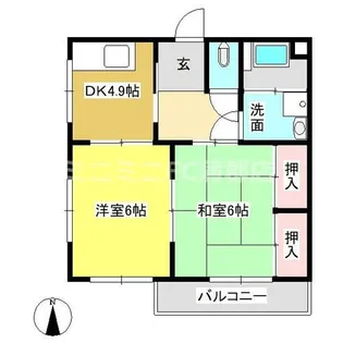 荒子ハウス【S3号室】の間取り
